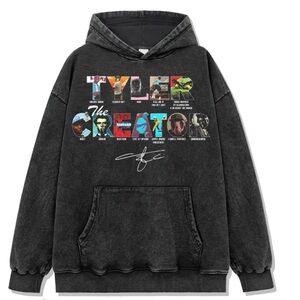 Tyler the Creator Black Graphic Hoodie
